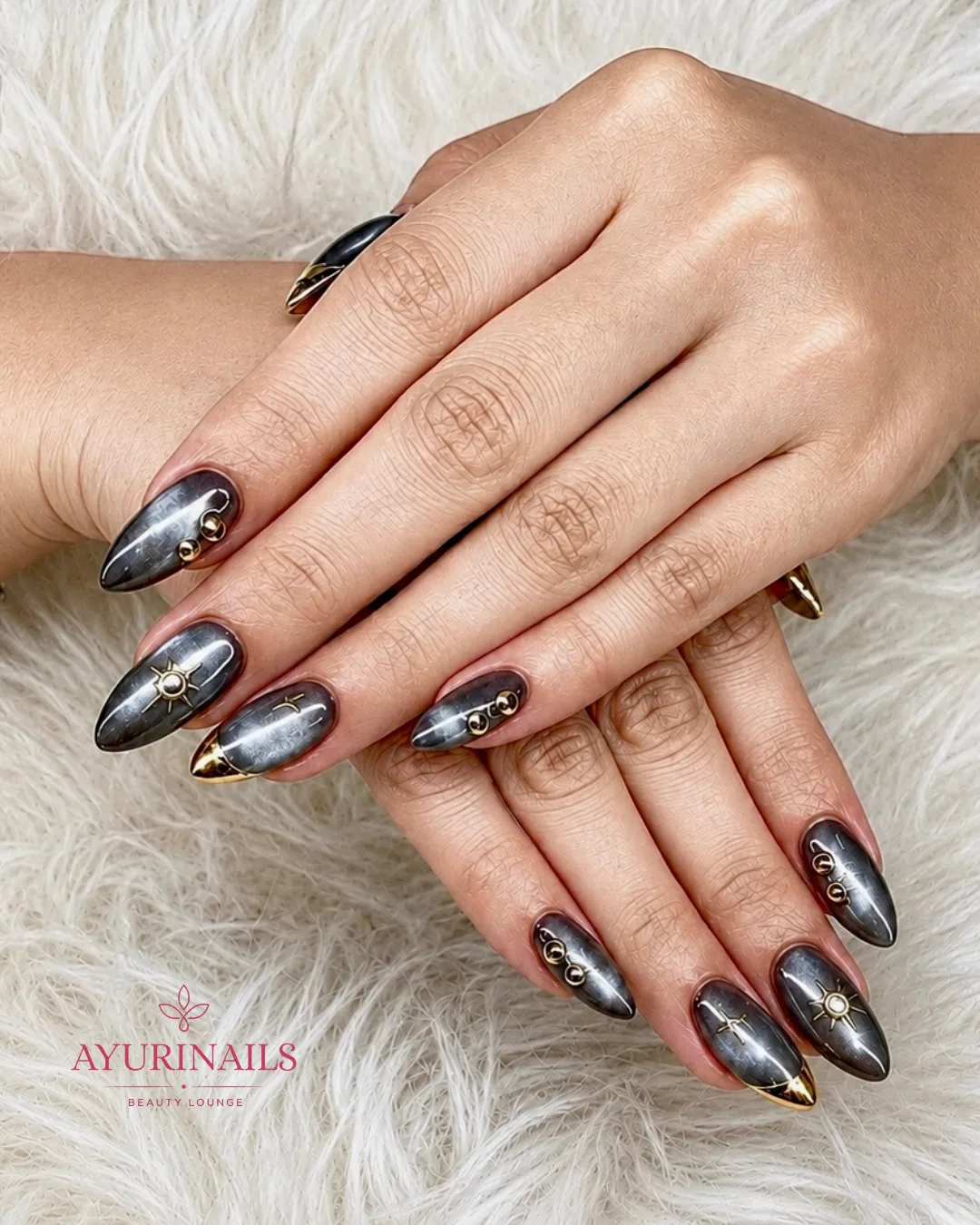 cat-eye nails, AyuriNails Beauty Lounge Makati